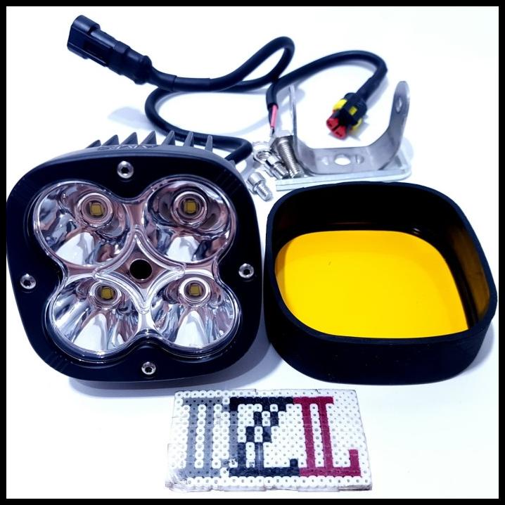 Lampu Tembak Led Cwl 4 Mata 40 Watt Mb4 Cree Work Light Mika Kuning