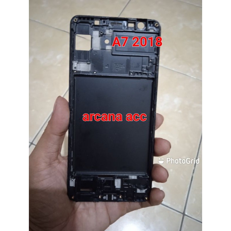 Samsung A7 2018 bezel bazel tatakan lcd frame lcd Samsung A7 2018 A750 original