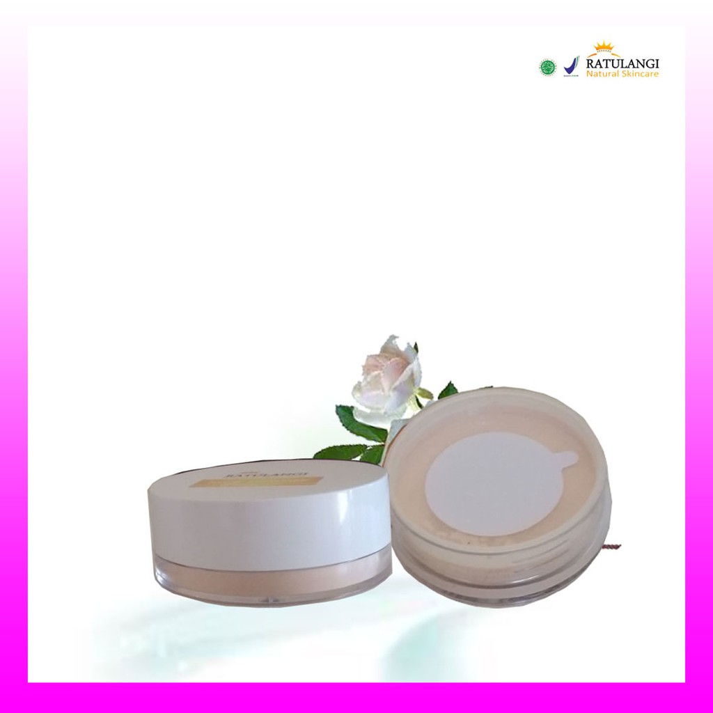 Bedak Tabur Ratulangi Natural Skincare - Loose Powder - Bedak - Skincare - Bedak Tabur - Bedak jeraw