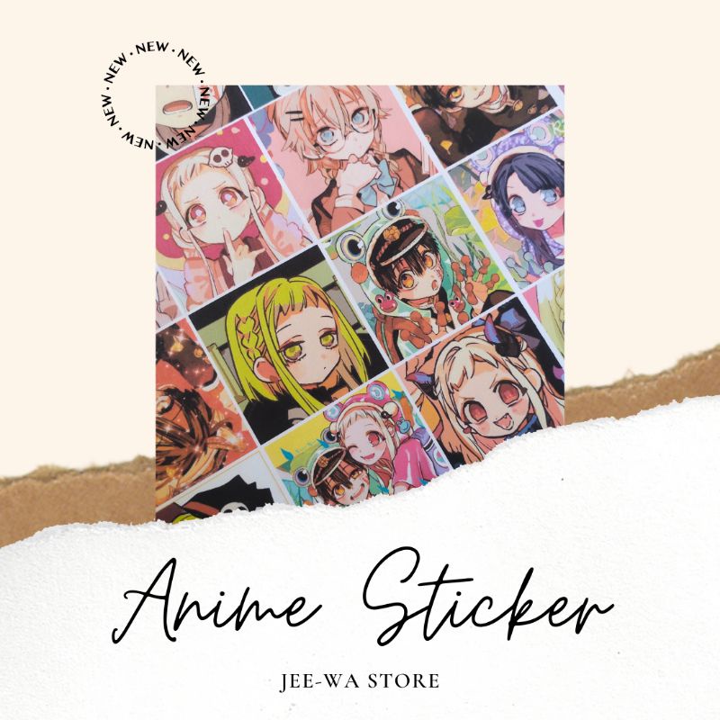 

[ JEE - WA ] BISA CUSTOM atau REQUEST | Stiker Anime Kotak Murah Kawaii Manga Journaling dan Scrapbook Isi 23 Pcs