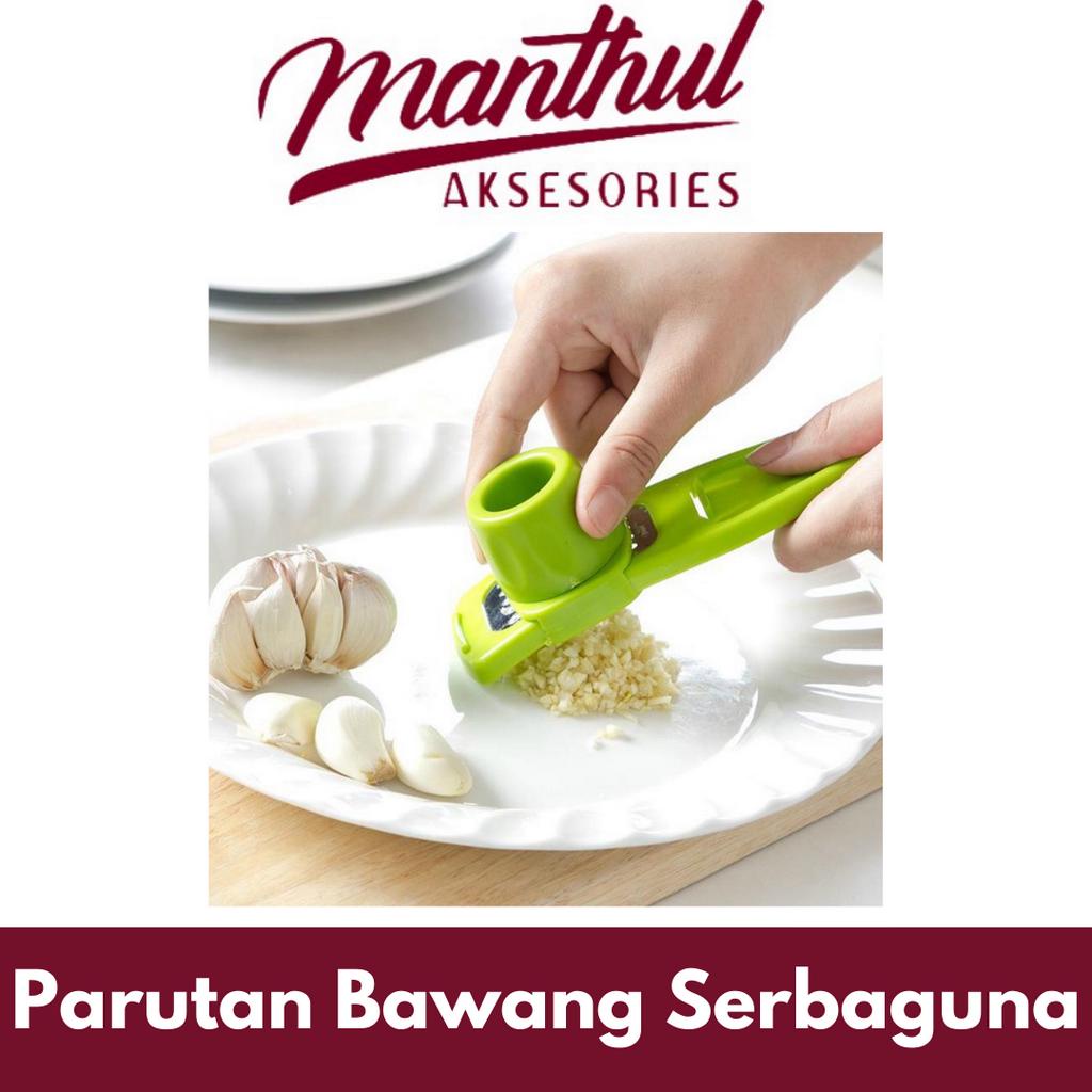 Parutan Bawang Serbaguna Stainless Steel Garlic Grinder - PJ492