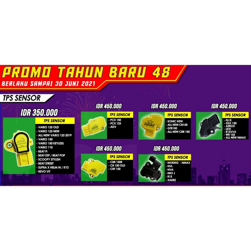 TPS SENSOR BRT / TPS SENSOR MOTOR / TPS BRT