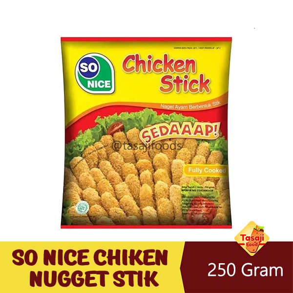 

So Nice Chiken Nugget Stik 250 Gram