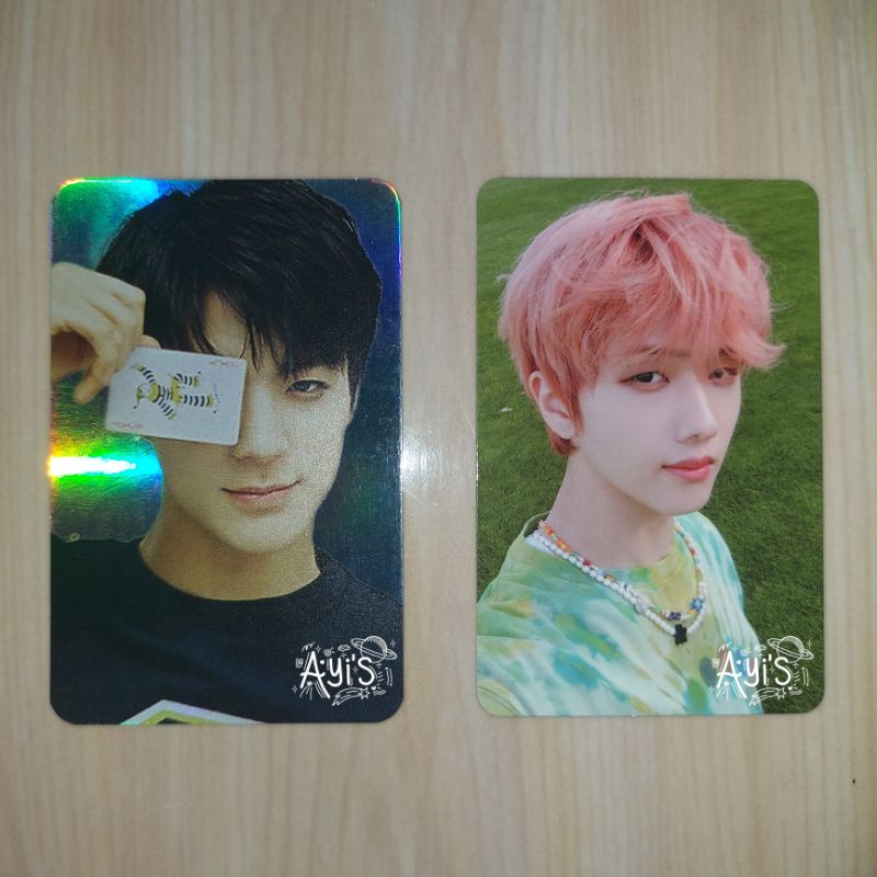 Photocard Jeno Holo 2018 + Jisung Hello (PC)