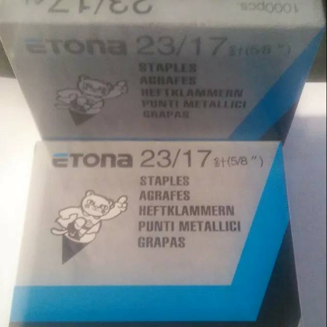 

ISI STAPLER BESAR 12L/17 23/17 12/24 Merk ETONA