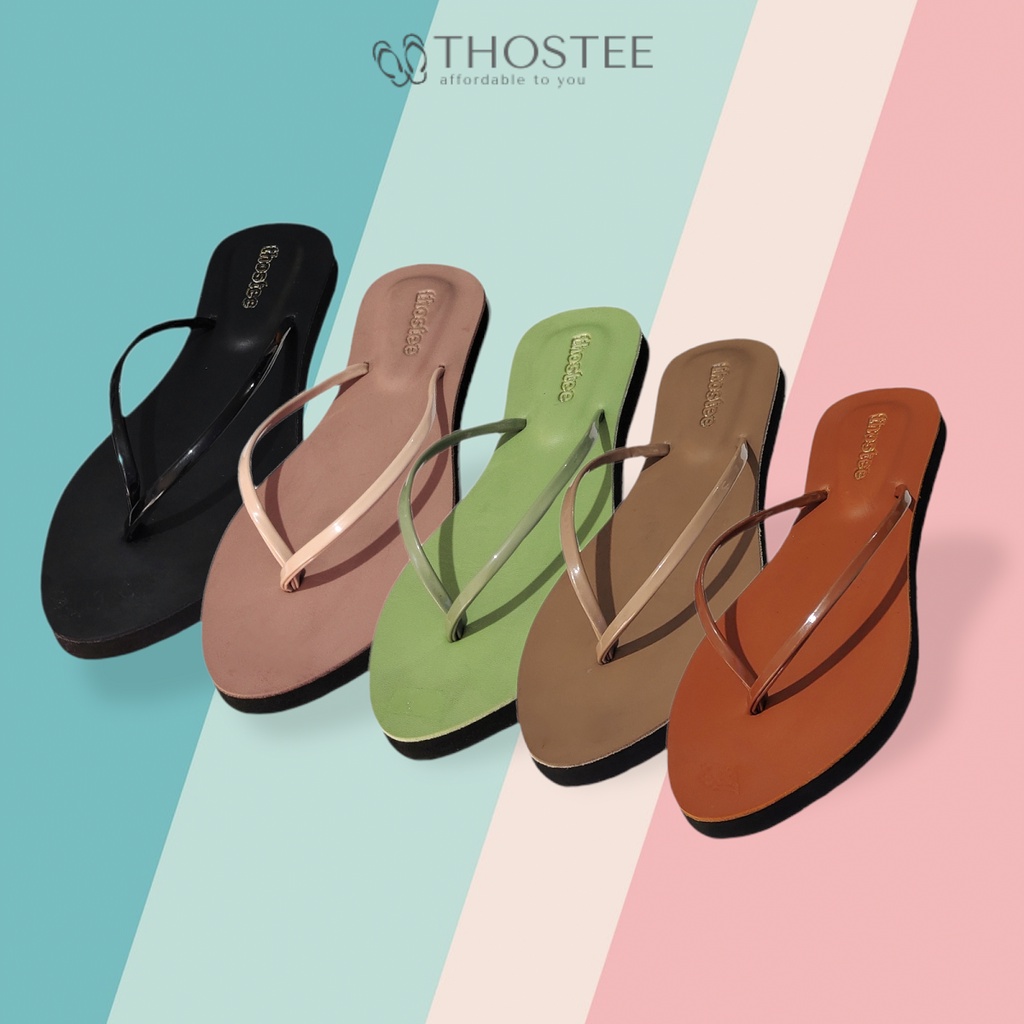 pusatmode54321 Sandal Jepit Karet Wanita Korean Style