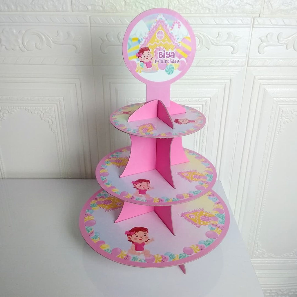cupcake stand candyland / cupcake tier candyland / cupcake stand custom candyland