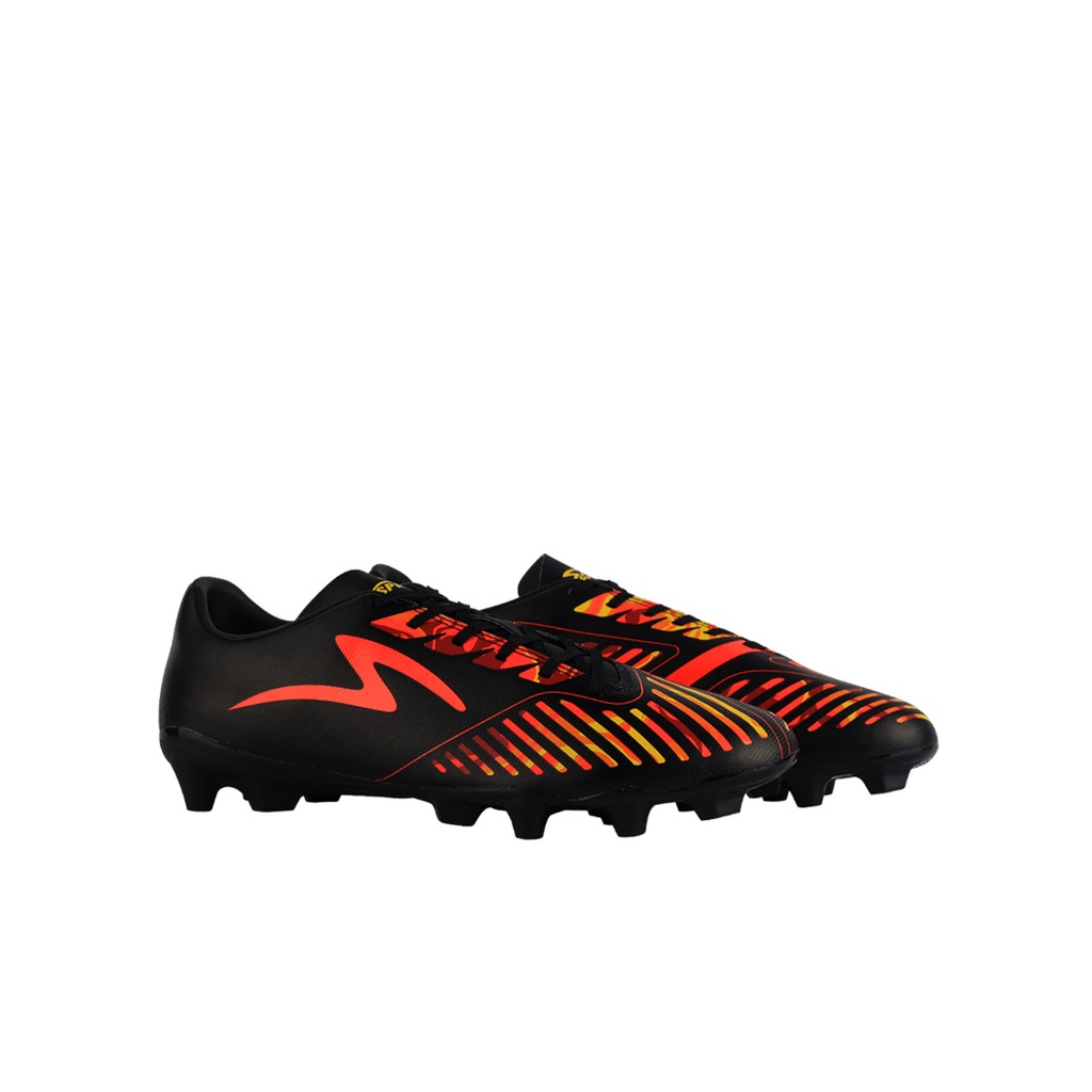 Sepatu Sepak Bola - Specs -  Swervo Hydra Marble Pro FG Black Bright Red Vibrant Yellow 101903