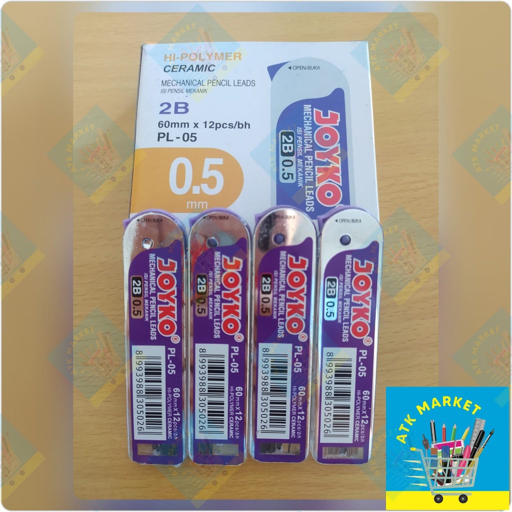 

Refill / Isi Pensil Mekanik Joyko 2B - 0.5mm