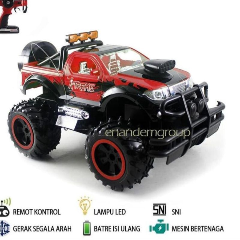 Mobil Remote Control Jeep Crawler Off Road Besar Charger Skala 1:14