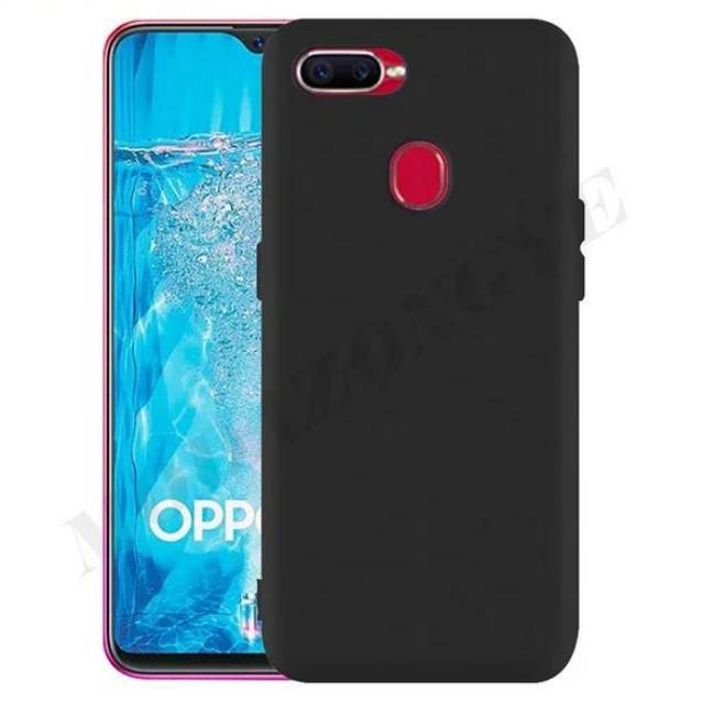 Case Slim Black Matte Oppo A7 Soft Case Casing Macarone Case Oppo A7 2018