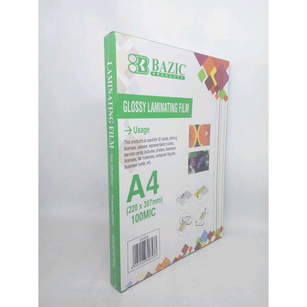 

Tokotab - Plastik Laminating BAZIC A4 1033