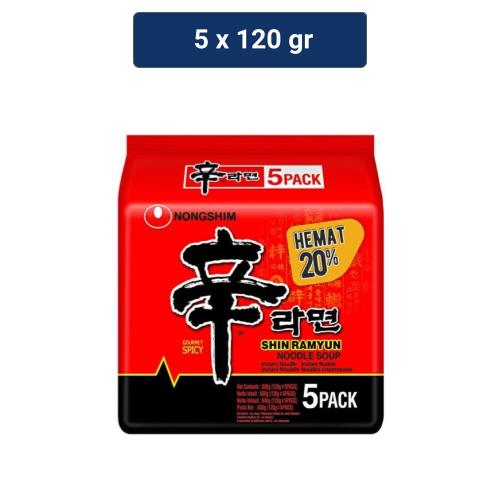 [Gift] Shin Ramyun Mushroom Multipack 5X120 GR
