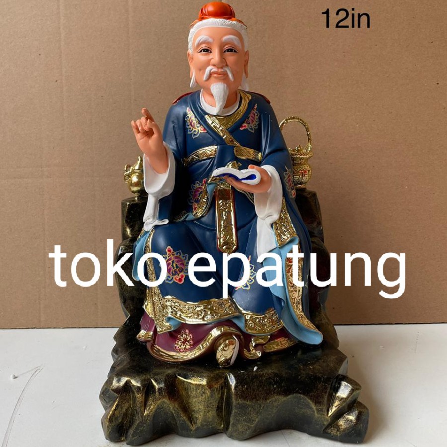 patung dewa obat /  hua to - fiber  -12 inch