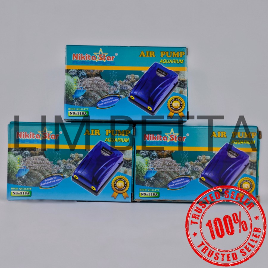 ( NS-318 A ) AERTAOR NIKITA 2 LUBANG NS-318 A / AERATOR / AIR PUMP