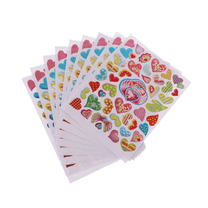 Mary Kraft Paper Reward Sticker Card Laptop Ornamen Ramah Lingkungan Kiddie Favor Set