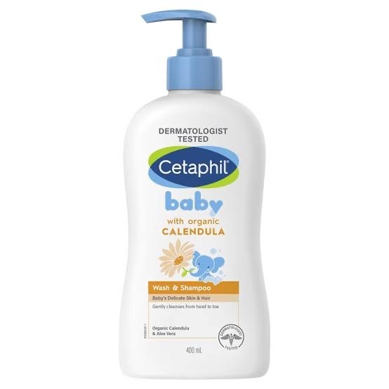 Cetaphil Baby Wash &amp; Shampoo With Organic Calendula 400ml