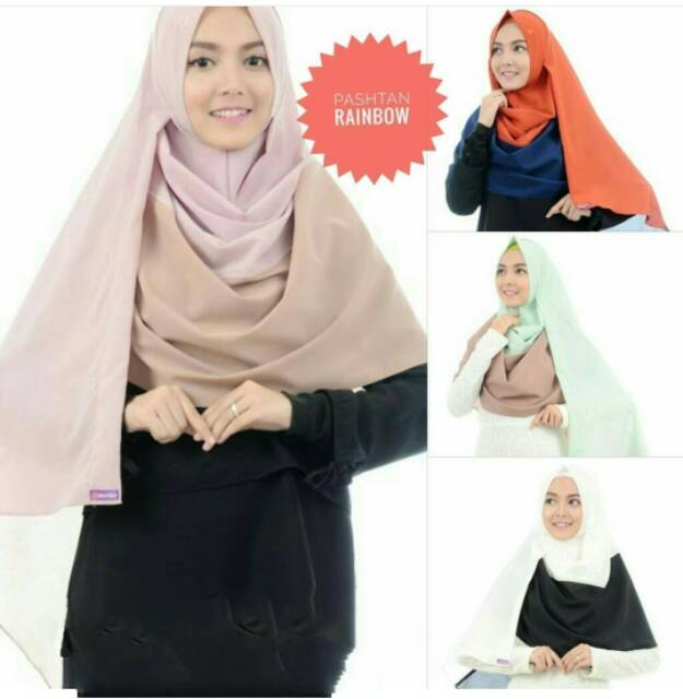 Pasmina Ibstan Rainbow Diamond Crepe 2001x75