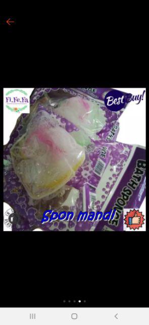 Bath Ball Sponge Spon Mandi Mini