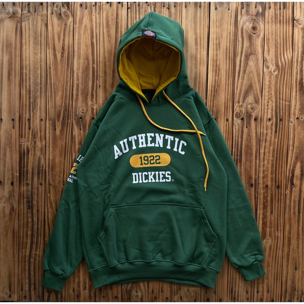 JAKET SWEATER HOODIE DICKIES VINTAGE 1922 GREEN AUTHENTIC