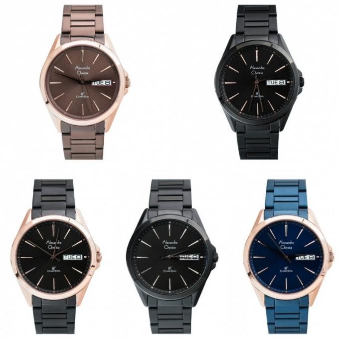 [ Original ] Jam Tangan Pria / Cowok Alexandre Christie 8592 Ac 8592 Dhakiydano