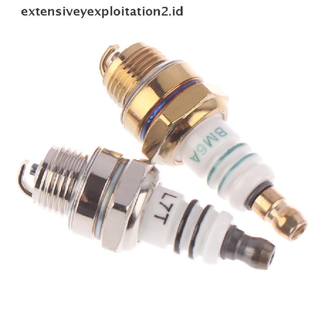 (Hotter) Bm6a Spark Plug Glow Pengganti Untuk Rumput Chainsaw 2tak