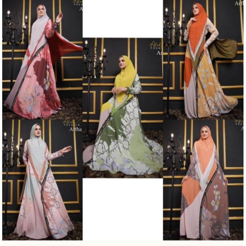 Preloved Alzhea Premium syari seri Arfha