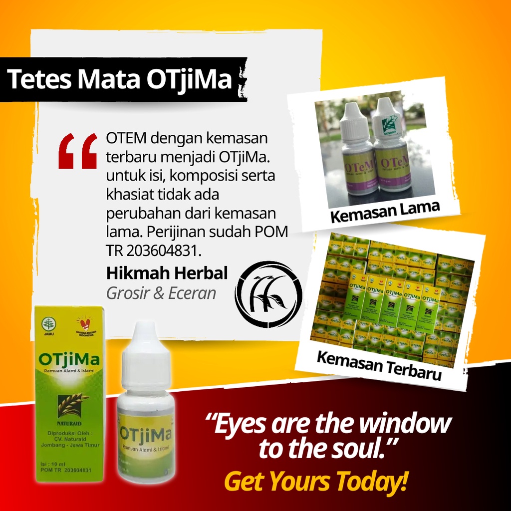 obat tetes mata (OTEM) menormalkan mata yang minus, plus dan silinder