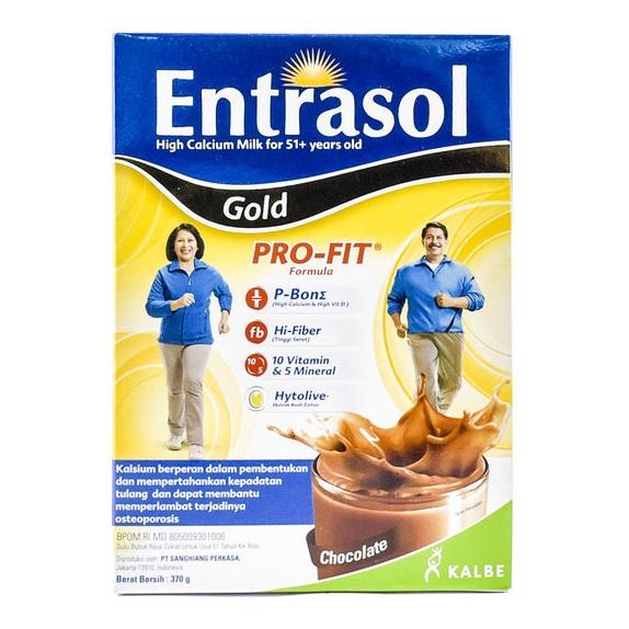 

[COD] ENTRASOL Gold Pro-Fit Chocolate 370gr for 51 Plus Years Old [COD]