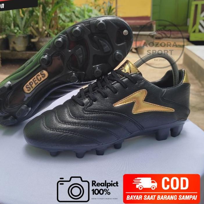 Paylater aozora_sport27 sepatu bola specs bahan kulit 100% realpict free kaos kaki HARGA GROSIR >>/【
