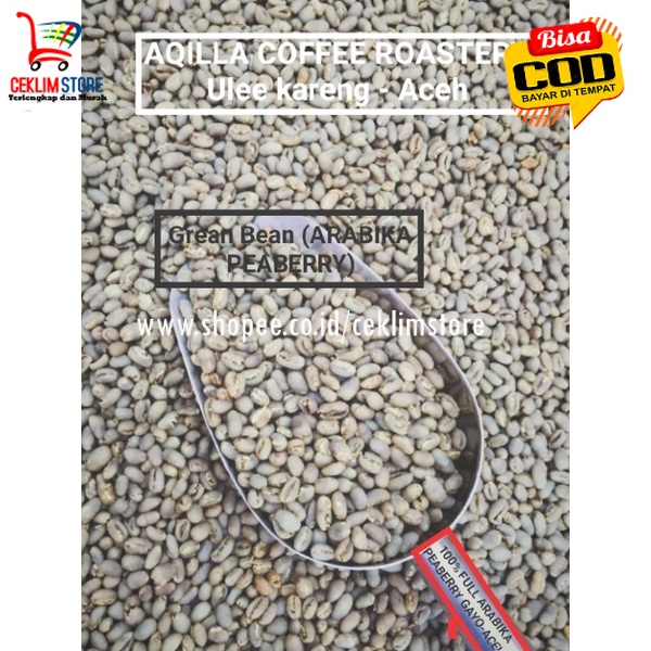 

Kopi Grean Bean Arabika Peaberry ( 3 Kg )