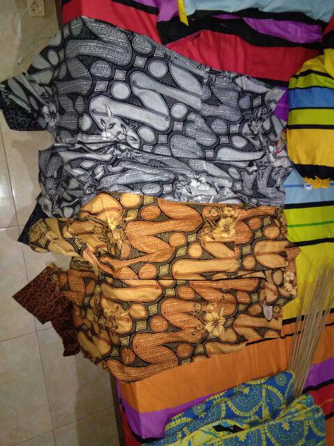 Maxi Cardi Batik Wanita Motif Parang Tumpal Modern Warna Premium Kardigan Exclusive