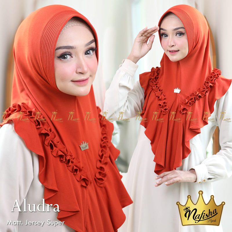 Jilbab Khimar Instan Simple Aludra Ori Nafisha