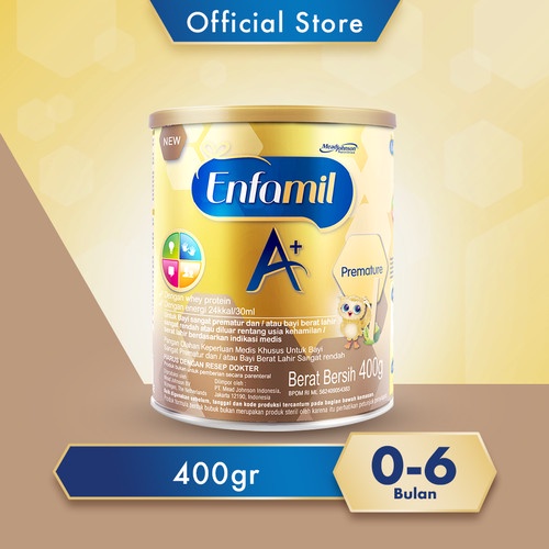Enfamil A+ Prematur 400 gr - Susu Formula Untuk Bayi Lahir Prematur