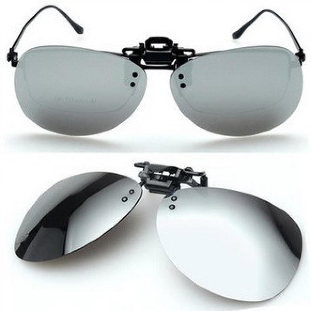 Lensa Klip Kacamata Clip-on Sunglasses - Y16211 ( Al-Yusi )