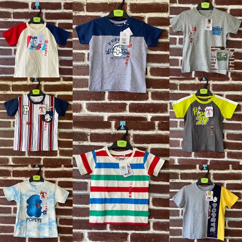 Kaos anak popeye /popeye tee original