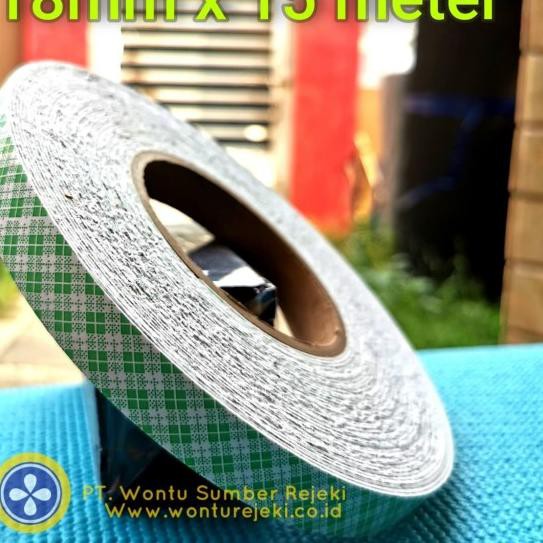 

✯ Double Tape foam hijau batik , 18mm x 15 Meter, utk timah balancing ➣