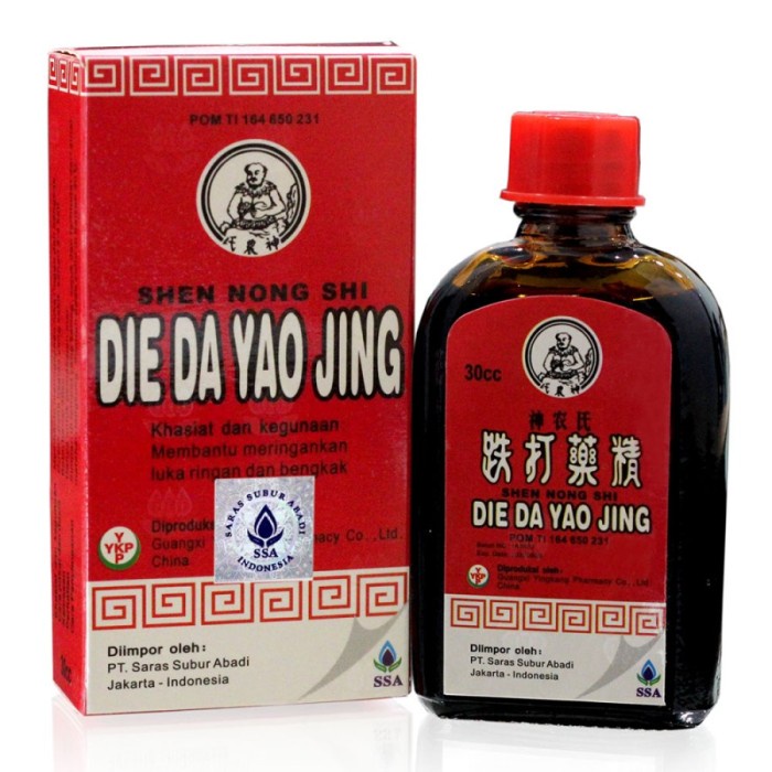 

DIE DA YAO JING BETADIN CINA 30 CC