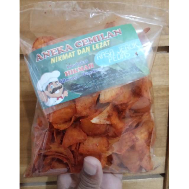 

Keripik pedas 250gr