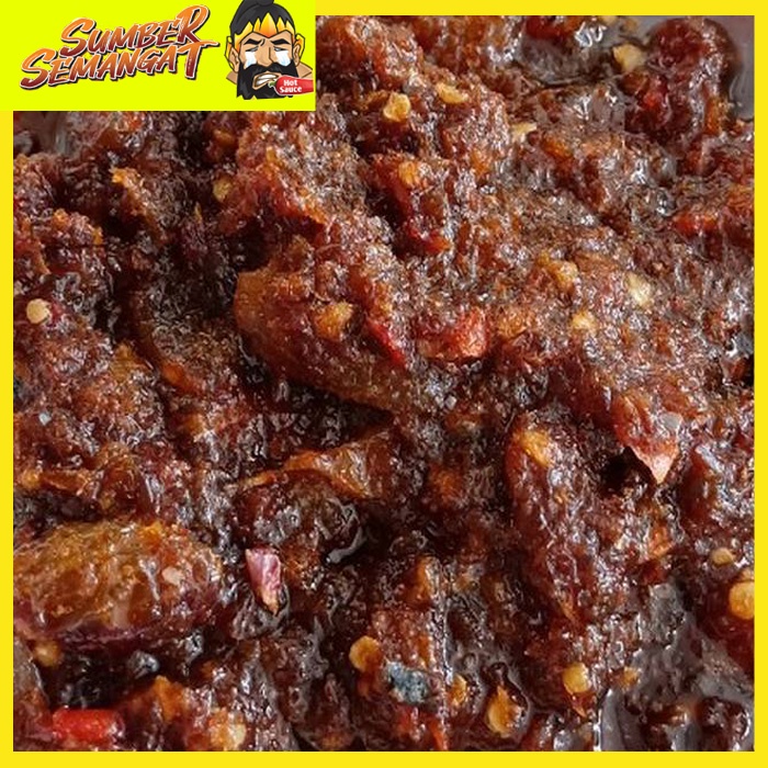 

SAMBAL ROA SUMBER SEMANGAT, Uk. Medium 175 Gr, Pedas Mantab !