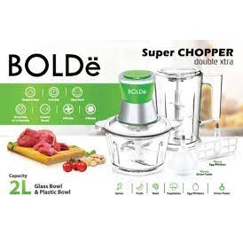 Chopper BOLDe Super Chopper Double Extra 2L Garansi Resmi