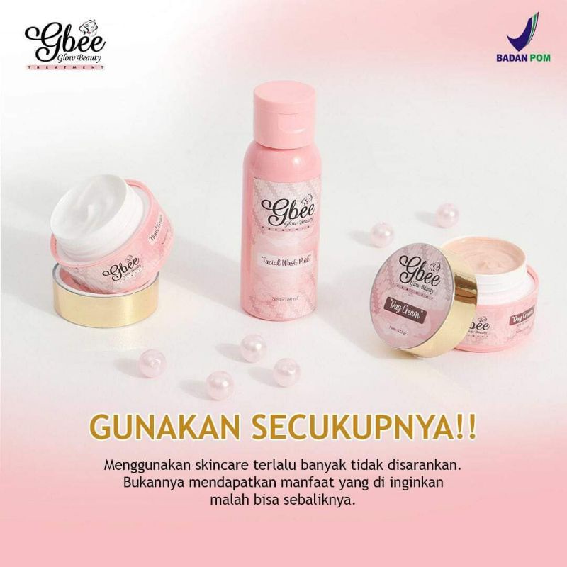PAKET Normal pink Gbee Glow beauty / Paket Pink Normal Gbee