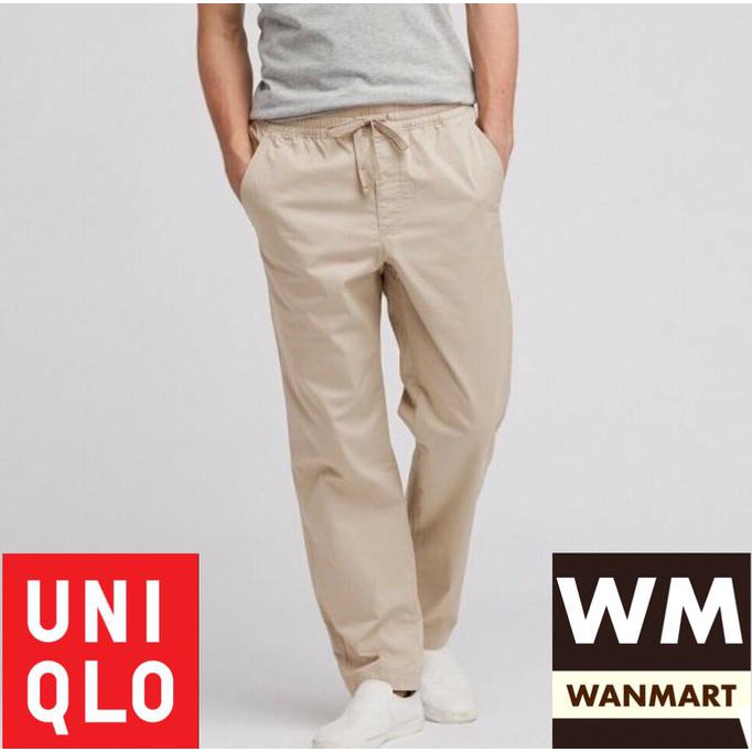 Barang Berkualitas UNIQLO Men Pants Celana Ankle Rileks Pria Natural ON SALE