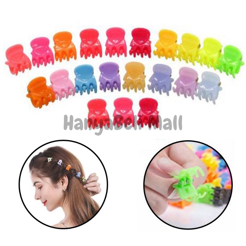 [HBM] Jepitan Rambut Jedai Mini Jepit Kutu Badai Anak Dewasa Aksesoris Fashion Hair Clip Kecil Warna Warni