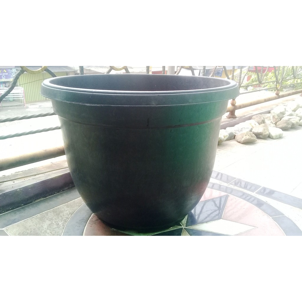 Pot Karet 50 cm Hitam Tanaman Bunga Bibit Kuda Mas Yasindo - Only Gojek Grab
