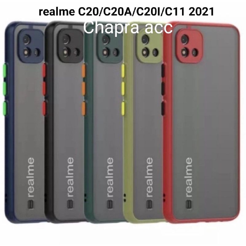 Slikon terbaru tipe Hp Realme C11 2021 /Realme C20 /C20A My Choise Case Dove Bumper Aero Fuze Macaroni