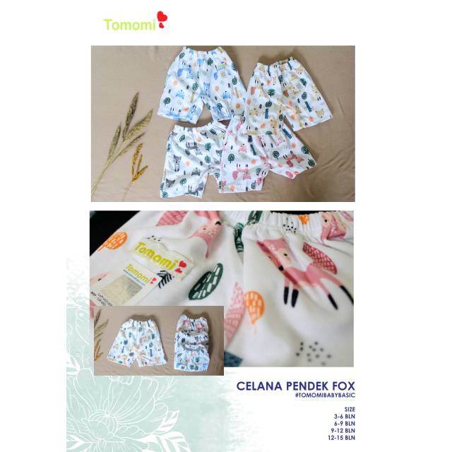 Tomomi Celana Pendek Fox [S-XL]