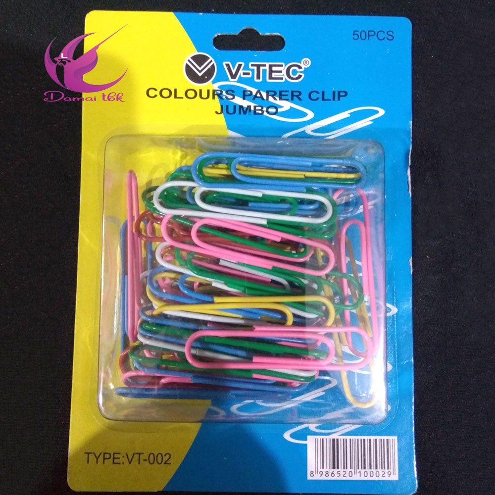 

Paper Clip Vinyl Warna V-Tec VT-002 jumbo