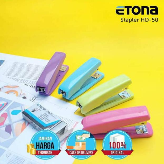 

uR9Code Stapler Etona HD 50/ Stapler Besar Isi no.3 + ISI 1 bar(L7X5) (promo)