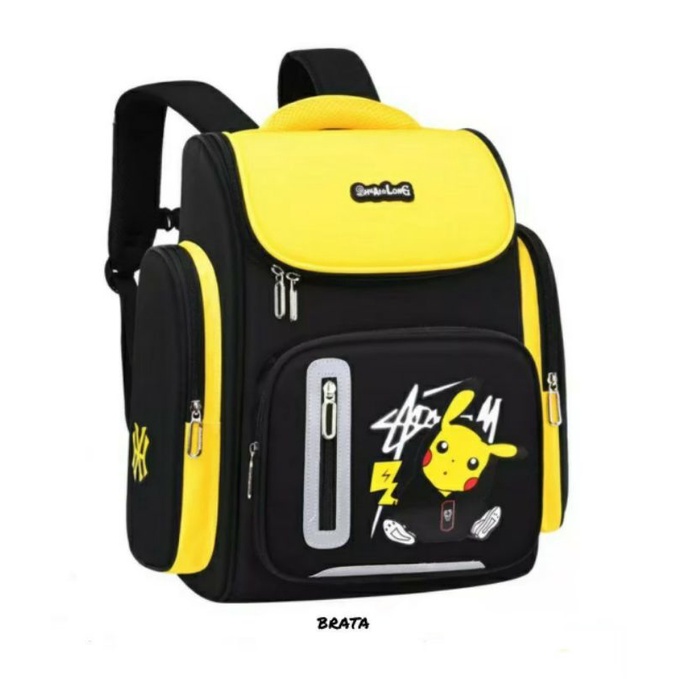 Tas Anak Sekolah Ngaji Laki Laki Simple Tk Sd Ransel Anak Karakter Backpack Cowok Cewek Pokemon